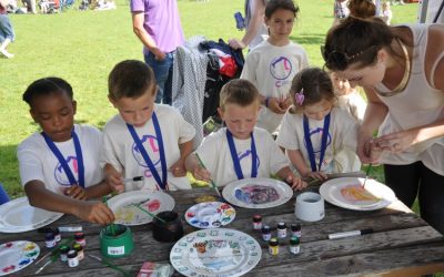 Sponsorship: Bell Farm School – Plate Painting