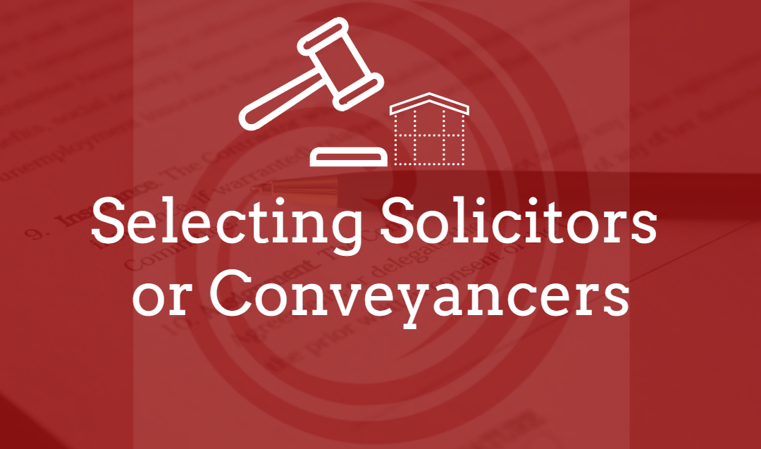 The right solicitor or conveyencer…